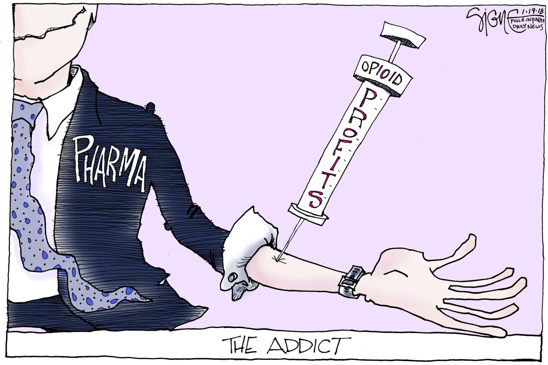 Signe Wilkinson cartoon